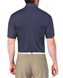 Camisa de Golf para Hombre, de Algodón Tejido, Antiarrugas, Transpirable, con Bolsillo, Color Azul Marino, Personalizada, con Logotipo Bordado y Diseño Impreso, Venta al Por Mayor - Product Image 3