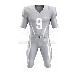 Kit d'uniforme de football américain haut de gamme, respirant, en polyester, avec coutures robustes, logo personnalisé pour les matchs d'équipes professionnelles - Product Image 2