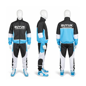 Conjunto Deportivo de Nylon 100% con Lavado Ácido, Estilo Urbano, Venta al por Mayor, Sudadera con Capucha Oversize y Pantalones Holgados para Hombre, Ligero - Product Image 4