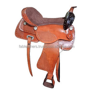 Selle de Reining Western faite à la main dernière conception Portable Western Pleasure Riding Horse Saddle for Riding Reining Racing purpose - Product Image 6