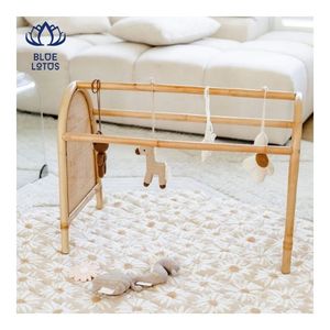 Gimnasio de Ratán para Bebés 2026 de Venta Rápida, Material Cuidadosamente Seleccionado, Marco de Juego para Bebés que Ayuda al Entrenamiento de la Coordinación Motora y a la Estimulación - Product Image 4
