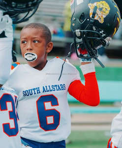 2025 camisetas de fútbol americano personalizadas para niños, colección de uniformes deportivos de alta calidad, técnicas impresas cortas bordadas en borrador - Product Image 3
