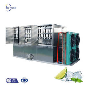 Máquina de Hielo Comercial Icemedal con Control PLC, Motor y Engranaje, Acero Inoxidable, Capacidad de 5 Toneladas, Refrigeración por Aire - Product Image 2