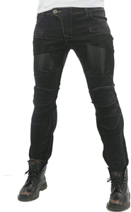 <b>Men</b> Motorcycle <b>Jeans</b> With Knee Pads Protective Riding Pants Black Windproof All Seasons <b>Biker</b> Wear - Product Image 5