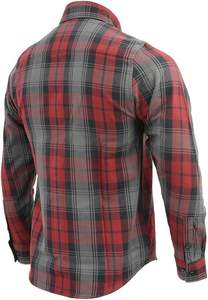 Camisa a Cuadros Acolchada y Forrada, Cortavientos, de Franela, Invierno, Unisex, Talla Grande, para Motociclismo, Turismo, Protección - Product Image 3