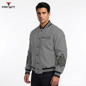 Blouson Bomber pour Homme de Haute Qualité en Toile 100% Coton avec Logo sur le Devant, Coupe-Vent, Respirant, Vêtement d'Hiver, Intelligent et Élégant - Product Image 3