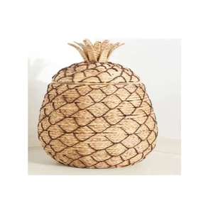 Best Price Flexible Design Best Selling Eco Friendly Home Modern <b>Storage</b> <b>Bins</b> Water Hyacinth Basket Multifunction Use - Product Image 4