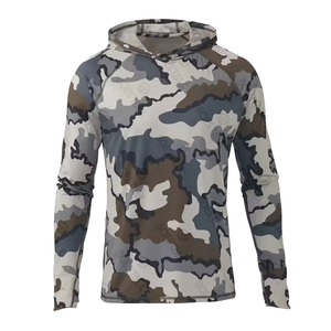 Combinaison de pêche décontractée à capuche imprimée unie pour femme, avec cordon de serrage, respirante, légère, style t-shirt, poches sur toute la longueur, pour l'extérieur - Product Image 2