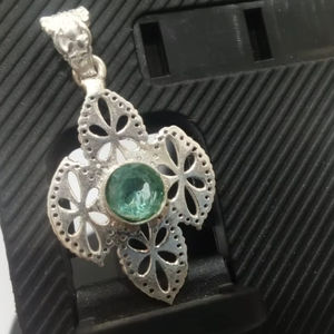 Pendentif croix en argent de qualité supérieure allemande, pendentif Chrome Hearts pour ce bijou, prix attractif, collier et pendentif avec pierre en zircon. - Product Image 1