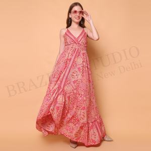 Vestido Kimono Largo con Estampado Floral Romántico para Mujer, Ropa de Dormir Informal y Suave para la Playa, Nueva Moda, Talla Grande, Gran Venta - Product Image 5