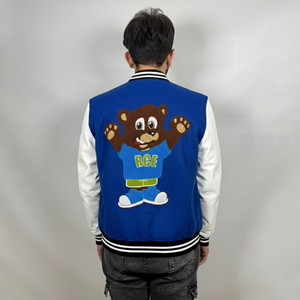 Customized Heavyweight Wool Canvas <b>Varsity</b> <b>Jacket</b> Front Breathable Waterproof <b>Bomber</b> <b>Varsity</b> <b>Jacket</b> for <b>man</b> - Product Image 2