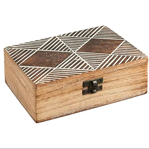 Premium Design Wooden Decorative Storage <b>Boxes</b> Mango Wood <b>Boxes</b> and Acacia Wood <b>Boxes</b> Engraving <b>Boxes</b> At Factory Wholesale Price - Product Image 1