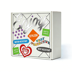 Caja de Embalaje para Vestidos Personalizada de Alta Calidad, Materiales Reciclados, Cajas de Envío Navideñas con Relieve, Logotipo para Embalaje de Marcas de Ropa - Product Image 1