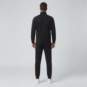 Ensemble de survêtement respirant pour homme Hawk Eye Sports, en molleton fin 300g, avec sweat à capuche et pantalon boutonné intégral, idéal pour l'hiver - Product Image 5