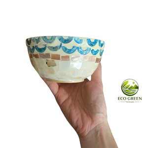 Bol de spa pour les pieds en bambou écologique, fait à la main, pour salon de manucure, massage, spa et centres de bien-être - Product Image 4