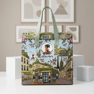 Bolsa Térmica Laminada Reutilizable Personalizada - Diseño Profesional para Panadería, Impresión de Logotipo Personalizado - Product Image 1