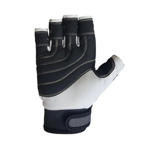 Custom High Quality Breathable Fabric Fingerless <b>Sailing</b> <b>Gloves</b> Quick Dry Comfortable Non-Slip Buckle Closure Sports <b>Gloves</b> - Product Image 1