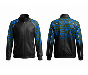 OEM Custom Full Sublimation <b>Athletic</b> Zip-Up Jacket Running and Fitness Wear Warm Breathable Quick Dry | Sizes Men Women Youth - Product Image 6