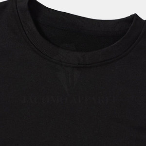 Sudadera básica elegante de mezcla de algodón con tela cálida, perfecta para uso diario, actividades al aire libre y un look moderno. - Product Image 3