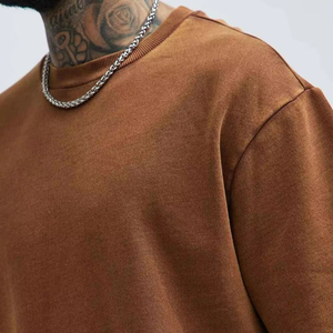 Ensemble personnalisé deux pièces short et t-shirt pour hommes, en coton, coupe ample, design unisexe oversize, pour hommes, ensemble t-shirt homme - Product Image 3