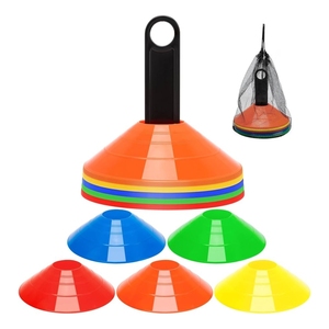 <b>Disc</b> Shape Training Cones Set Flexible <b>Plastic</b> Marker Cones Soccer Football Agility <b>Disc</b> Cones Wholesale Supplier From Pakistan - Product Image 6
