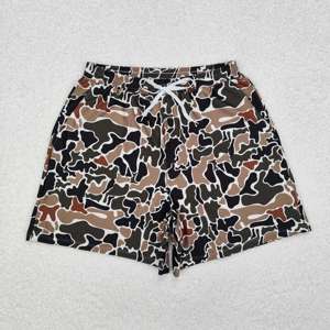Custom Printed Animal <b>Men</b> Western Camo Print Shorts Bottoms Wholesale Summer Swimming <b>Trunks</b> Boutique Low Price - Product Image 6