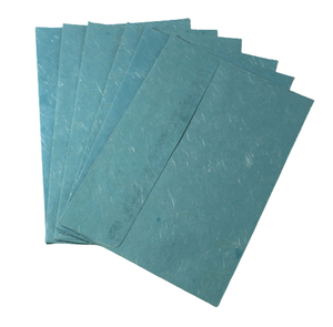 Turquoise Color Paper Is Made Of Cotton And Silk Fiber Paper Is Wood Free Acid Free Very Smooth Paper Envelopes <b>Sets</b> - Product Image 3