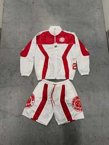 Custom Nylon Polyester Windbreaker Two Piece Jacket Short <b>Set</b> Men for Spring 2026 - Product Image 4