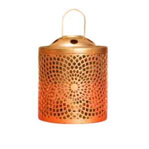 Vintage Moroccan Style Metal <b>Lanterns</b> <b>Set</b> Of 2 Iron Hanging Candle Holder For Indoor Outdoor Garden Home Decor Antique Finish - Product Image 3