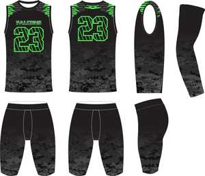 Conjunto de Uniformes de Fútbol 7v7/7on7 Personalizados, Reversibles, de Secado Rápido, Tejido Transpirable con Protección UV - Product Image 4