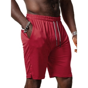 Shorts de sport pour hommes, en nylon et polyester, respirants, à séchage rapide, avec taille élastique, personnalisables en gros, pour l'entraînement, la course et la gym - Product Image 1