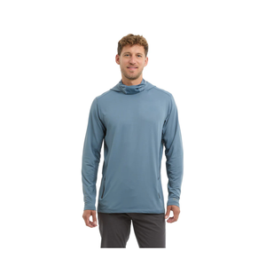 Sudadera de Pesca OEM con Cubre Rostro Integrado, Estampado Personalizado, Paneles de Malla Transpirable, Manga Larga, Camisa de Alto Rendimiento para Exteriores UPF 50+ - Product Image 2
