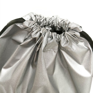 Custom Waterproof Silver Coated <b>Drawstring</b> <b>Backpack</b> Sunshade Swim Gym Sports Beach Gift Packing Shopping High Quality Tote Bags - Product Image 5