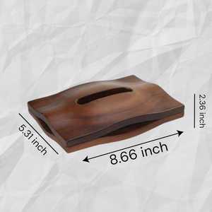 กล่องใส่กระดาษทิชชูไม้ตกแต่งสำหรับตกแต่งบ้าน - Product Image 5