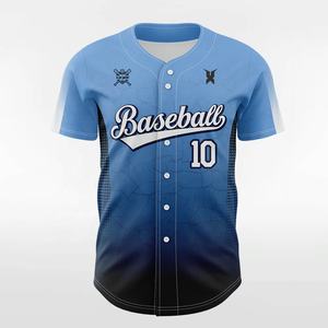 Impression 3D personnalisée broderie maillot de baseball uniforme de baseball hommes Pakistan blanc mexique maillot de baseball à deux boutons - Product Image 2