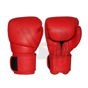 Durable Leather Laced Boxing <b>Gloves</b> with Custom Logo Custom Color <b>Moisture</b> Wicking Unisex Training <b>Gloves</b> - Product Image 1