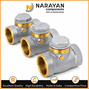 Válvula NRV Horizontal de Latón Duradero con Acabado Resistente a la Corrosión para una Larga Vida Útil - Product Image 2