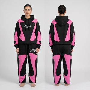 Conjunto Deportivo de Moda para Mujer, Invierno, Color Sólido, Bordado, Ecológico, Dos Piezas, Estilo Casual - Product Image 4