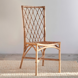 Wholesale <b>chairs</b> for events parties decorative natural rattan accent dining <b>chair</b> cheapest price - Product Image 1
