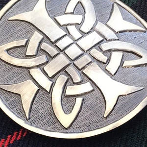 Hebilla de cinturón escocesa con diseño celta redondo y acabado antiguo, hebillas de cinturón con espiral celta, venta al por mayor de fábrica 2026 - Product Image 6