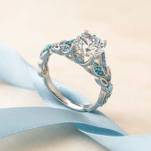 Zarkan 925 Hallmark Sterling Silver Adjustable <b>Crown</b> <b>Ring</b> Rhodium Plated - Product Image 1