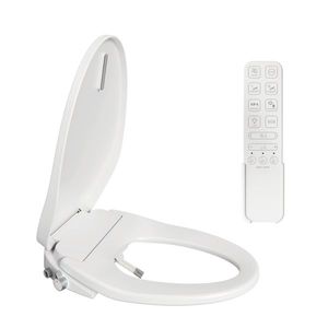Elettrico intelligente sedile del Water acqua asciugatrice sensore di chiusura lenta coperchio di chiusura forte debole pulizia luce notturna telecomando - Product Image 1