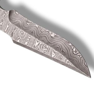 Couteaux de chasse en gros, faits à la main, avec lame en acier à motif Damas, design à lame fixe et manche durable pour le camping en extérieur - Product Image 6