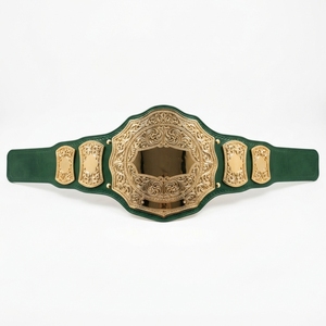 Cinturón de Campeonato Personalizado, Premio Deportivo, Cinturón de Trofeo con Placa Metálica Grabada, Correa de Cuero, Calidad Premium para Competencia - Product Image 2