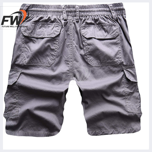 Pantalones Cortos Cargo de Colores Sólidos a la Moda, Pantalones Cortos Casuales y Cómodos para Hombre - Product Image 2