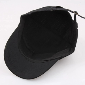 Gorra Plana Unisex de Algodón, Color Sólido, 5 Paneles, Estilo Béisbol, Casual, para Adultos, Cuatro Estaciones, 56-58CM - Product Image 5
