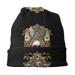 Bonnet de ski de luxe Master Mason Blue Lodge, bonnet en tricot chaud pour les activités de plein air - Product Image 1