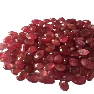 Rubí natural de grado AAA de alta calidad calentado y pulido a la perfección tamaño de forma mixta para la fabricación de joyas con certificado IGI - Product Image 1