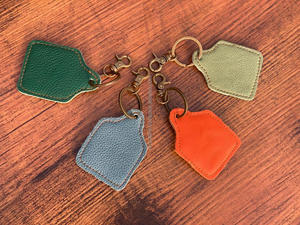 Nueva llegada reciclado Multi cuero llavero elegante llavero único encanto barato bajas tasas llaveros - Product Image 6