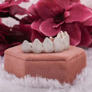 Grillz de luxe personnalisés avec diamants pour hommes et femmes – Collection de bijoux de mode urbaine élégante - Product Image 6